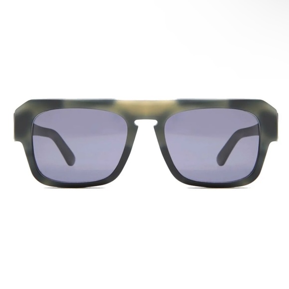 $385 Etro Navigator Sunglasses Matte Havana Gray Thick Frame  display picture 1
